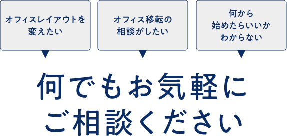 何でもお気軽にご相談ください